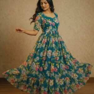 Floral Print Georgette