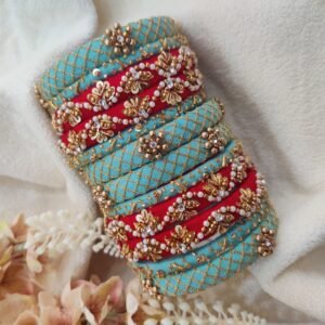 Alternative view of Designer Bridal Maggam Work Bangles