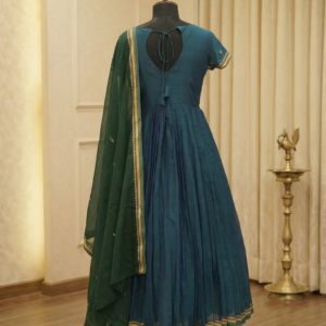 Alternative view of Handloom Narayanpet Cotton Dress – Traditional Ethnic Wear